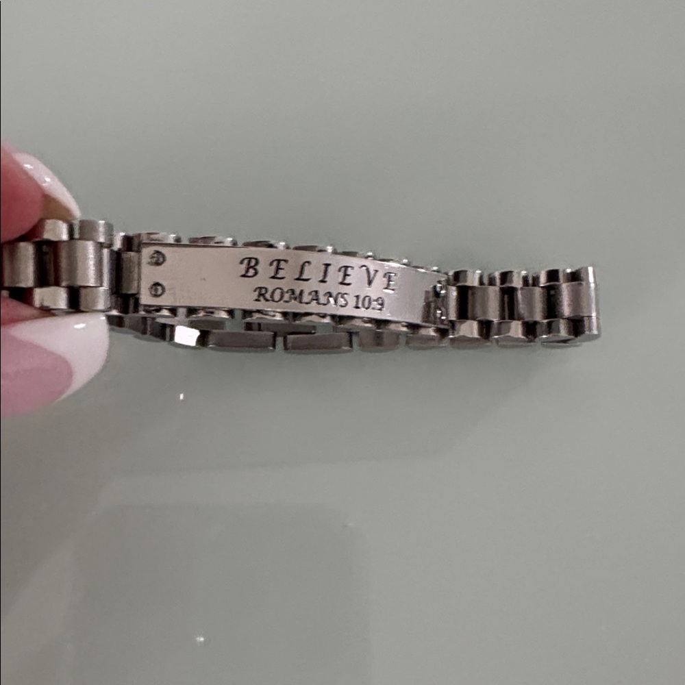Silver Metal Watch Band
